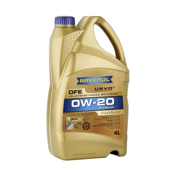 Моторно масло RAVENOL DFE 0W-20 4 л.