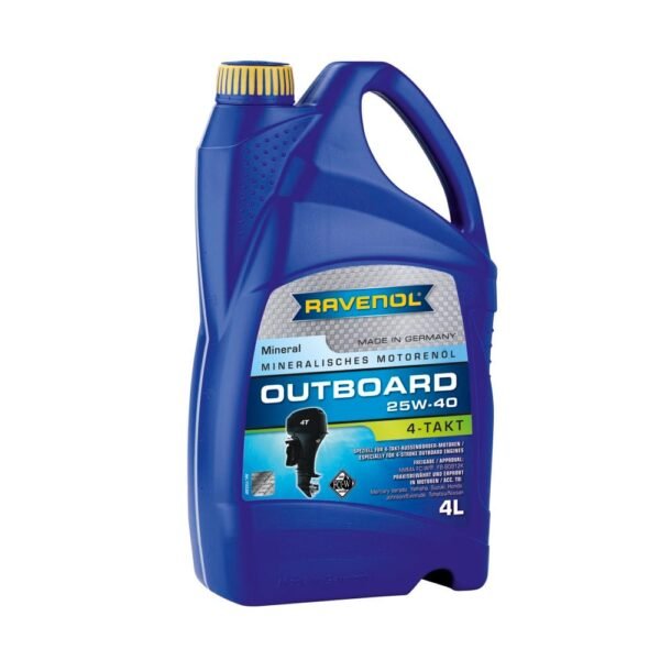 Моторно масло RAVENOL Outboardoel 4T 25W-40 4 л.