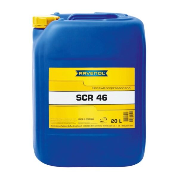 Винтово компресорно масло RAVENOL SCR 46 Screw Kompressorenol 20 л.