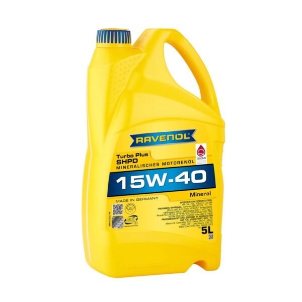 Моторно масло RAVENOL Turbo plus SHPD 15W-40 5 л.